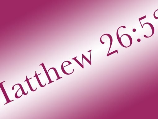 Misapplied Texts: Matthew 26:52